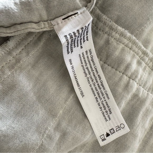 Eileen Fisher Textured Linen Blend Open Jacket M - Picture 9 of 9